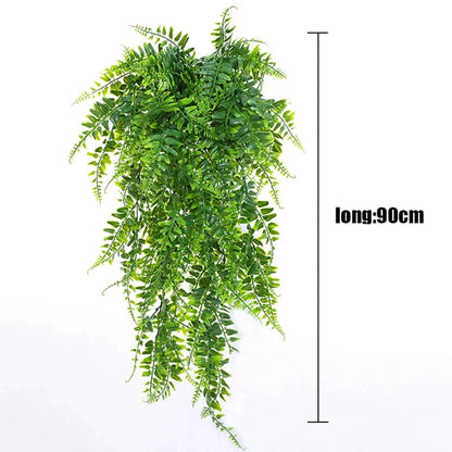 Samambaia Persa Artificial Pendente – Decoração Elegante para Ambientes Internos e Externos