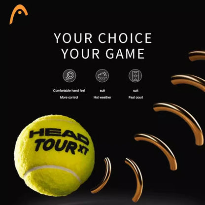 Bolas de Tênis HEAD TOUR XT Profissional — Alta Elasticidade, Resistência e Performance de Competição