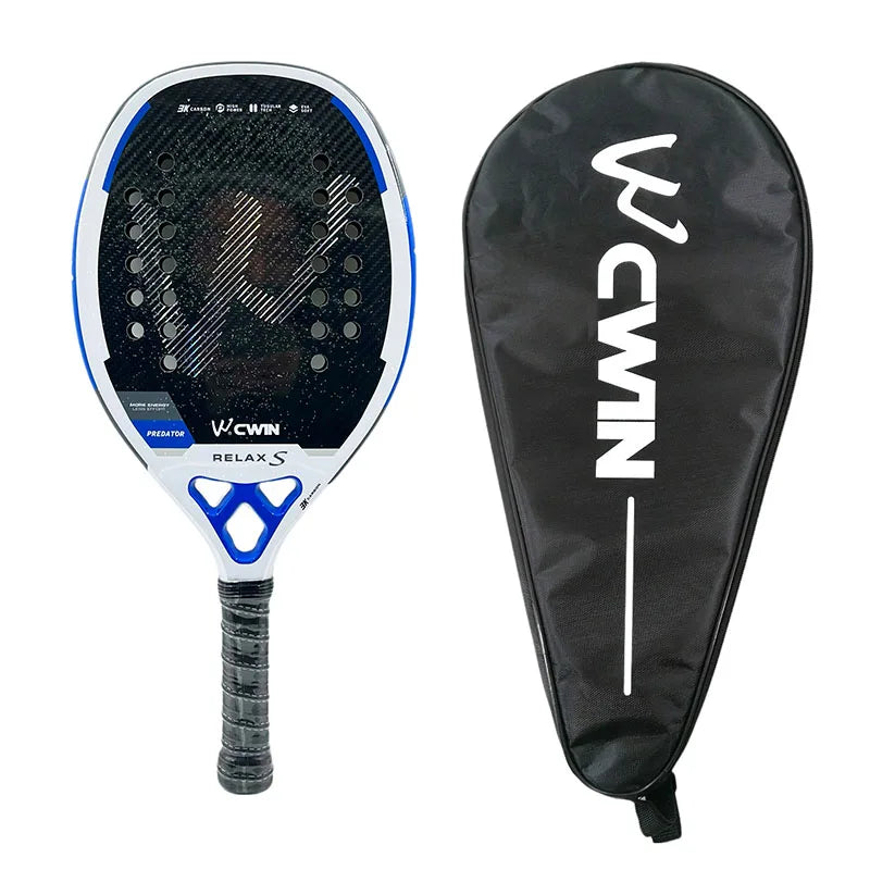 Raquete Profissional Beach Tennis Cwin Carbono 3k — Potência, Controle e Performance Premium