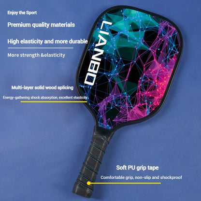Kit Pickleball com 2 Raquetes e 4 Bolinhas — Leve e Resistente.