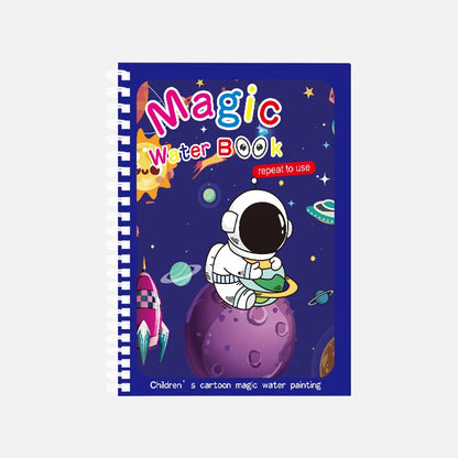 Livro Mágico de Desenho com Água — Diversão Educativa Sem Sujeira!