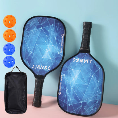 Kit Pickleball com 2 Raquetes e 4 Bolinhas — Leve e Resistente.