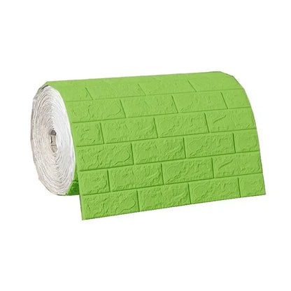 Papel de Parede 3D Autoadesivo Impermeável Estilo Tijolinho — Adesivo Decorativo para Sala, Quarto e Quarto Infantil 70cm X 1m