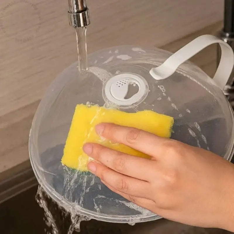 Tampa Anti-respingos para Micro-ondas com Saída de Vapor